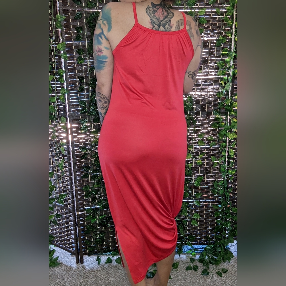 Ruby Red Sack Dress - Picture 7 of 7